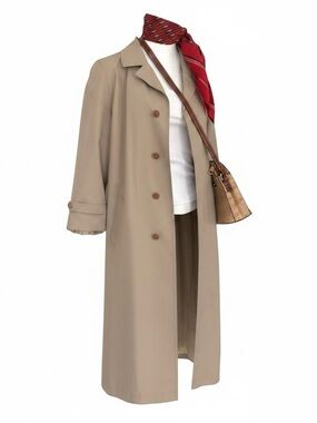 Beige Trench Coat